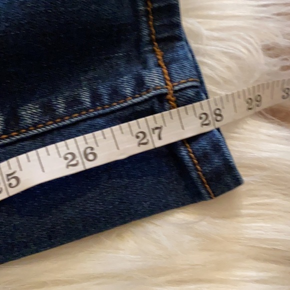 KanCan Blue Skinny Jeans with Vintage Distressing - Picture 9 of 10